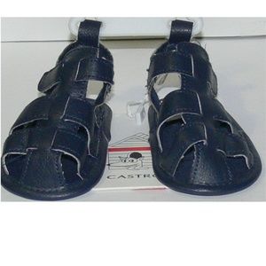 Baby Girl Perforated Plaid Sandal little toe NEW